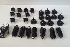 LOT OF 220V and BRITISH Plug, CAR CHARGER FOR Battery Chargers