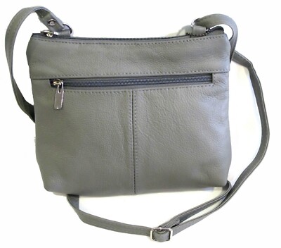 Genuine Leather Every Day Purse Shoulder or Cross Body Slim Light Weight & Soft 