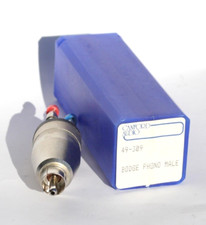 Canford Audio 49-309 Bodge RCA / Phono Male Adapter, Audio Breakout Clip Leads