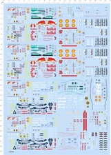 1/64 scales decals Williams Ferrari for racing car (80871)