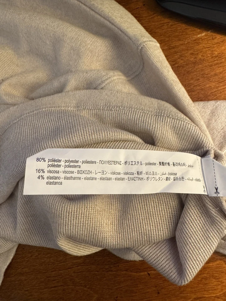 Zara Size 13-14 Solid Off-White Long Sleeve Crewneck Pullover Sweater - EUC - Image 4 of 4