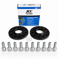 Spurverbreiterung Schwarz SCC 20Mm 2X10Mm FüR Audi VW Seat Skoda Cupra