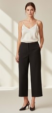 Vince Camuto Crepe Wide Leg Dress /Career Black Crop Pants, Sz10, NWT,MSRP $89