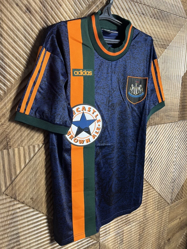 Newcastle United Jersey 1998 1999 Size XL Reissue Away Shirt Football Retro - Image 3 of 4
