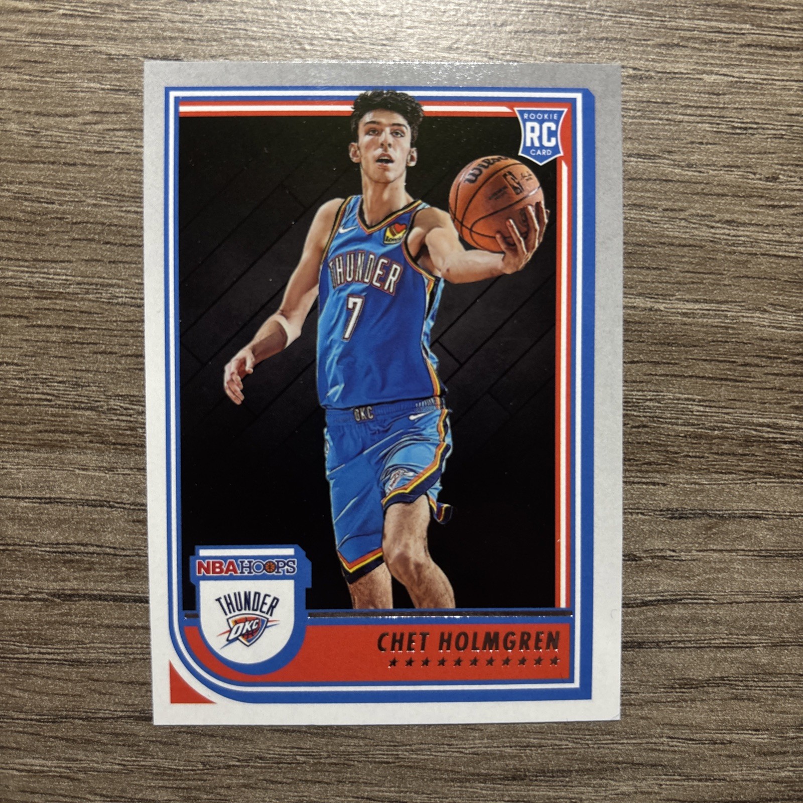2022-23 Hoops #232 Chet Holmgren Oklahoma City Thunder Rookie