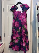 Banana Republic Square-Neck Midi Dress -Size Medium