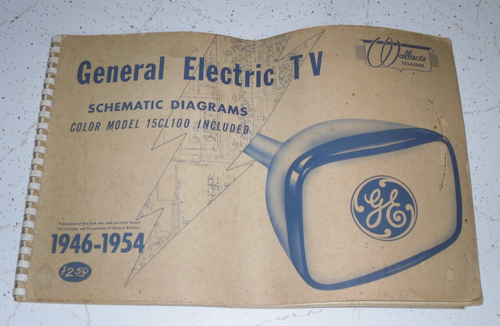 Riparazione Schemi TV General Electric 1946-1953 Wallace Telaide Colore GE - Foto 1 di 6