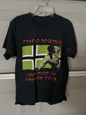 1990 s Type O Negative Vinland Us Tour Parking Lot Boot Men s Large 