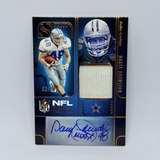 Daryl Johnston 36/99 Patch Auto 2025 Panini Silhouette Football Card