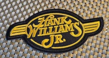Hank Williams Jr.  Embroidered Patch Iron-On Sew-On US ship Country