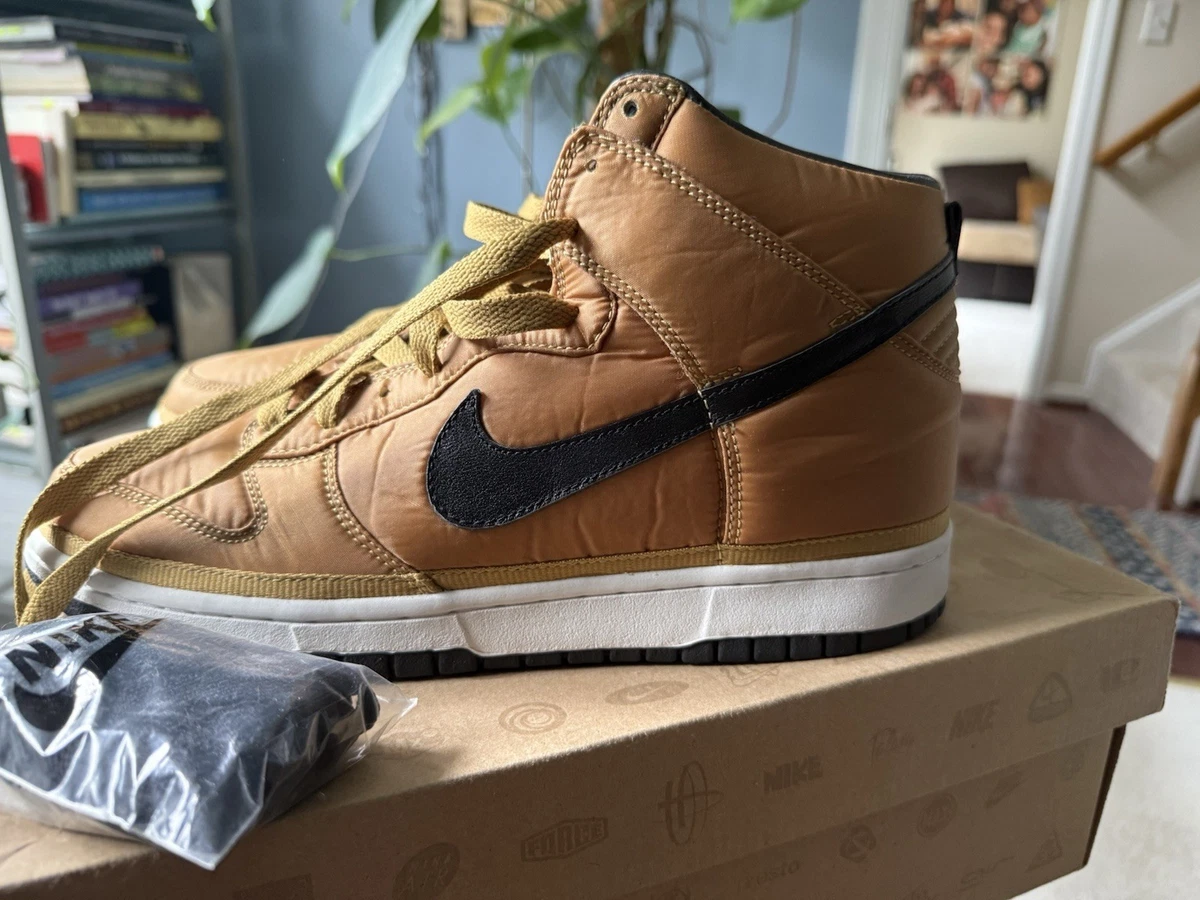 Nike Dunk Nylon High Gold for Sale | Authenticity Guaranteed | eBay