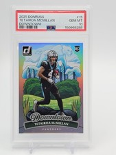 TETAIROA MCMILLAN 2025 DONRUSS DOWNTOWN ROOKIE #15 PANTHERS PSA 10 Q4444