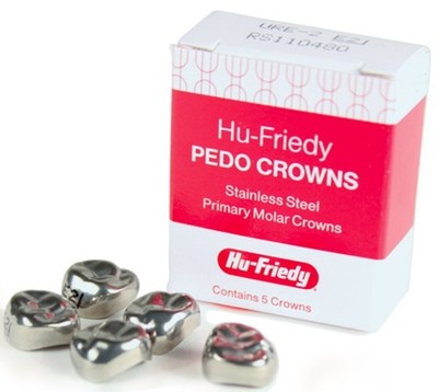 SS Crowns Lower Left Primary 2nd #3 5/Pk