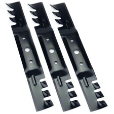 3 Mulching Blades for John Deere 48" L120, L130, 2048, 2148 GX20250, GX20819