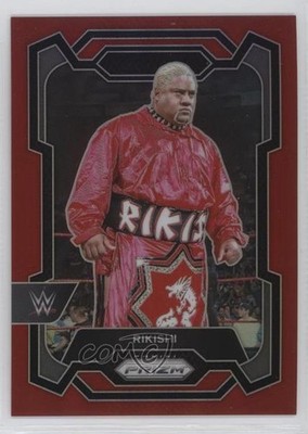 2024 Panini Prizm WWE Red Prizm 36/299 Rikishi #171 17x6