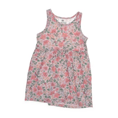 H&M, Kleid, Größe: 92, Pink/Mehrfarbig, Baumwolle, Blumen, Mädchen #Kri