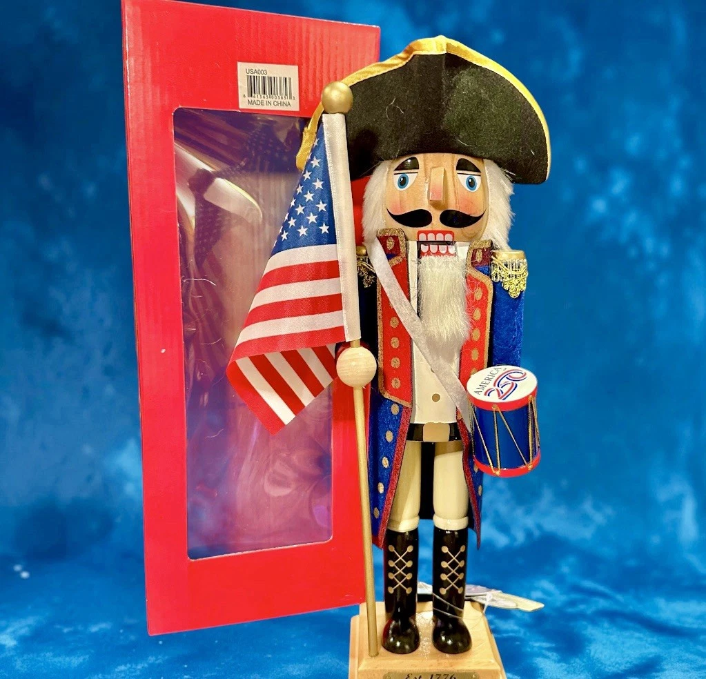 Santa’s Workshop 2026 LRG 14” America’s 250th FOUNDER PATRIOTIC Nutcracker NIB
Opens in a new window
