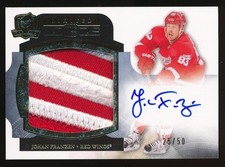 2011-12 Upper Deck The Cup Limited Logos Johan Franzen Auto Patch 25/50