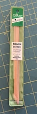 Clover Takumi Bamboo Double Pointed Knitting Needles 7" US 1 (2.25mm) Pkg of 5
