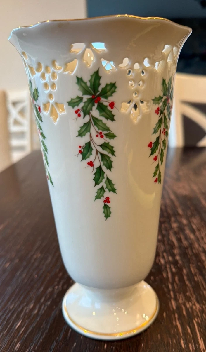 lenox christmas vase products for sale | eBay