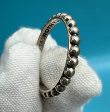 Original Peter Thomas Roth 925 Sterling Silver Beaded Ring