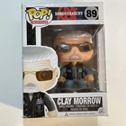 Funko Pop! Television Sons of Anarchy Clay Morrow #89 W/Protector Damaged Box