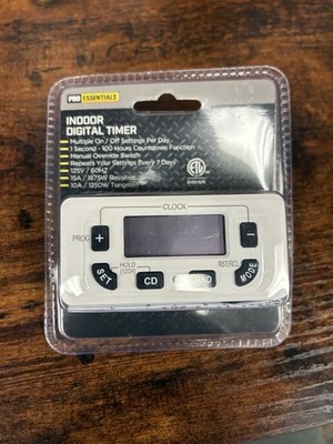 PRO ESSENTIALS INDOOR DIGITAL TIMER