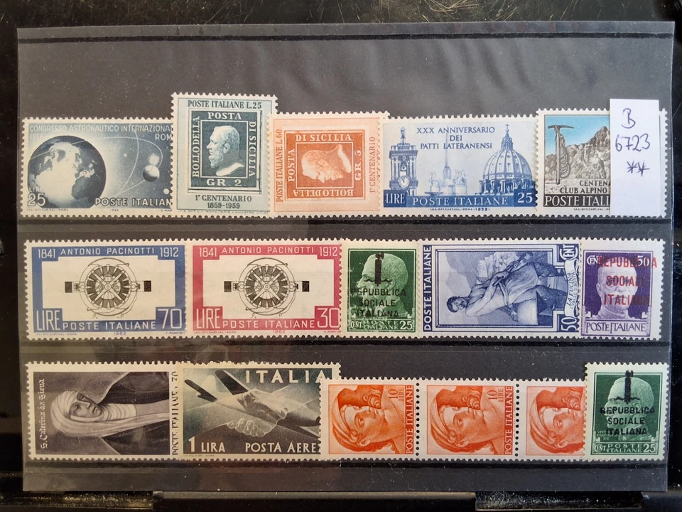 ITALIEN 🇮🇹 BRIEFMARKEN POSTFRISCH LOT B 6723 - Bild 1 von 1