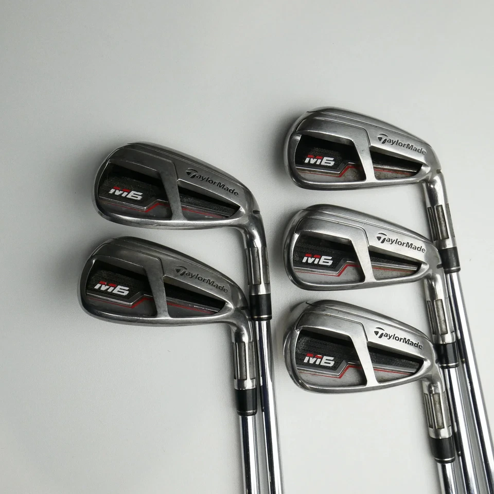 Used TaylorMade M6 Iron Set / 6 - PW / Stiff Flex - Image 2 of 4