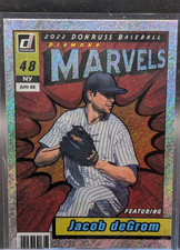 2022 Panini Donruss Marvels Jacob deGrom #M-6 [Rapture] New York Mets