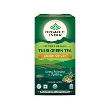 Thé Vert Tulsi Bio India, 25 Sachets De Thé Chaque Ensemble De 2