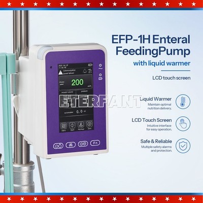 Touch Screen Constant Temperature Heating Enteral Feeding Pump with Pole Clamp
