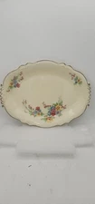 Vintage Homer Laughlin Virginia Rose Oval Serving Platter 11.5” 