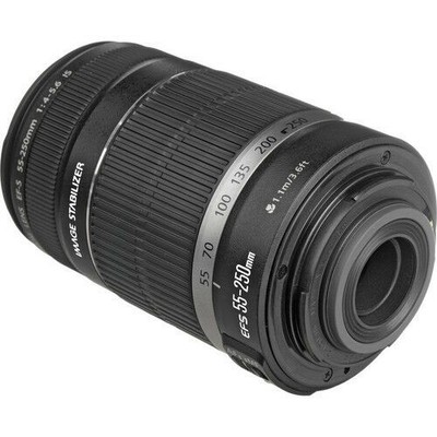 Canon EF-S 55-250mm F/4-5.6 IS Telephoto Zoom Lens for sale online