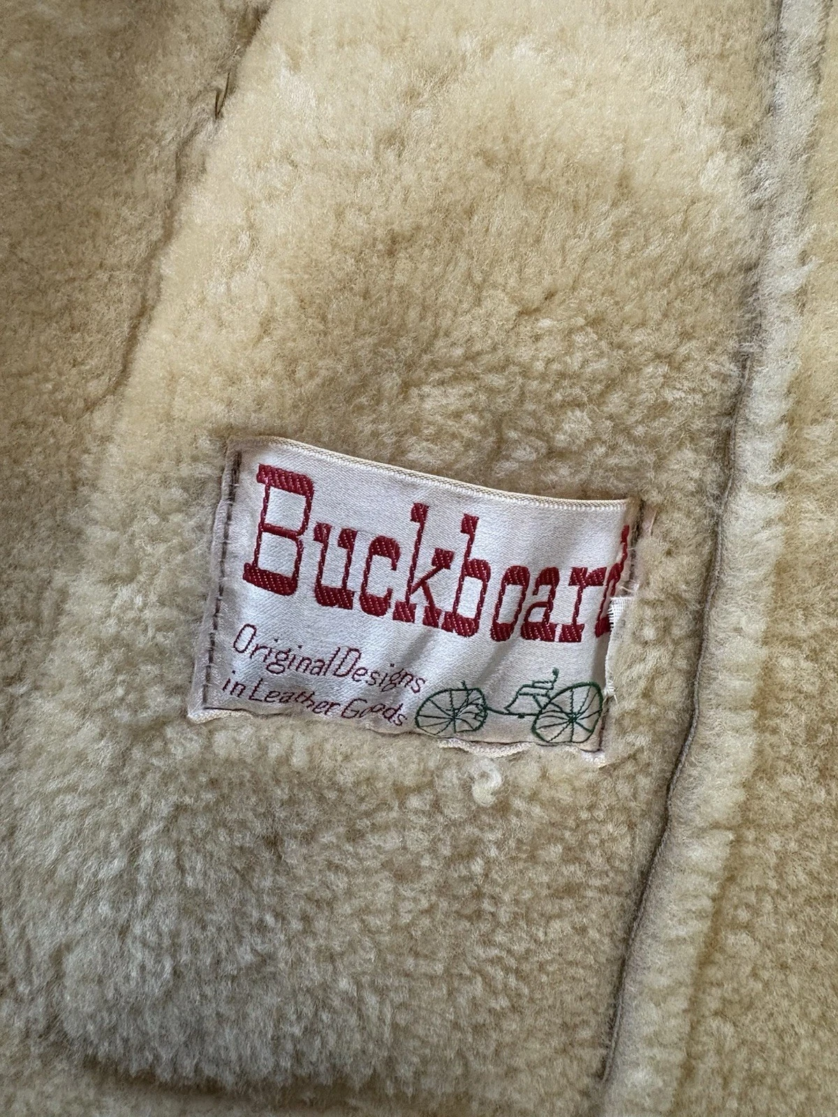Vintage Buckboard Mens Jacket 40 Western Cowboy Rancher Sueded Leather 70s image 10