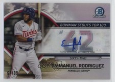 2023 Bowman Scouts Top 100 Auto 67/99 Emmanuel Rodriguez #BTP-62 Auto 09an