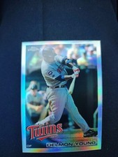 2010 Topps Chrome - Delmon Young #117 Refractor (JGA)