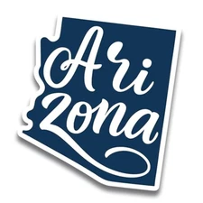 Magnet Me Up Arizona State Magnetic Decal - 5x4.5" Die-Cut State Magnet, US Made