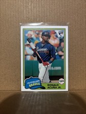 2018  Topps Archives  Ronald Acuna Jr Rookie Card #212  Atlanta Braves RC. rookie card picture