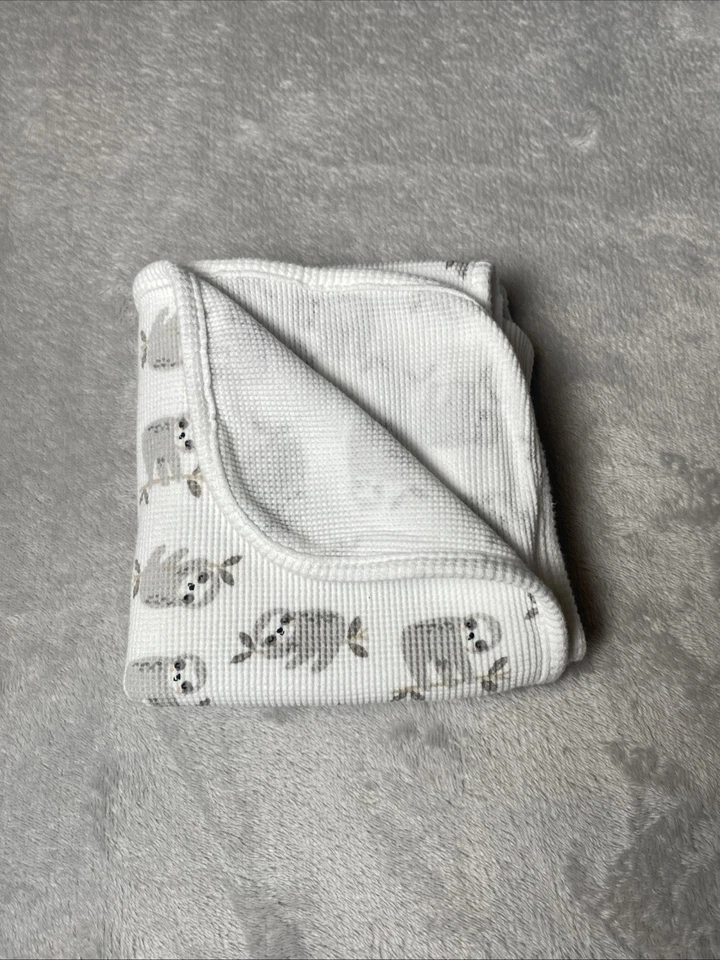 Just Born серый медведь коала детское одеяло белый тепловой ваффе пеленки милый - Изображение 2 из 4