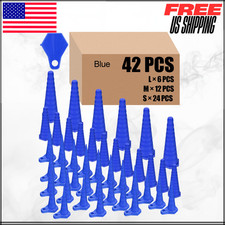 Hydraulic Oil Service Plugs Rubber 3 Sizes Blue 42 Pcs