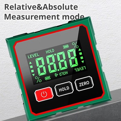 Digital Angle Finder with Electronic Laser - 4-side Strong Magnetic Angle Gauge