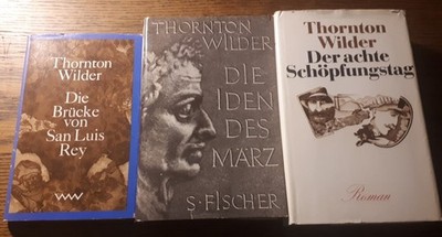 Thornton Wilder - 3 Bücher  Sammlung Konvolut