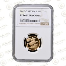 2016 Gold Proof Sovereign PF70 Ultra Cameo – James Butler