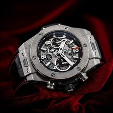 Hublot Big Bang Unico 44mm Skeleton Dial Titanium 411.NX.1170.RX Box & Papers