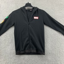 Marvel Hoodie Avengers Full Zip Size 13-14 Youth Hulk Iron Man Thor Spiderman