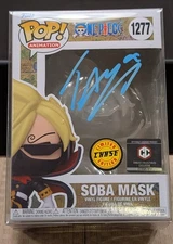 Funko POP! One Piece #1277 Soba Mask CHASE Signed by Taz Skylar PSA Certified