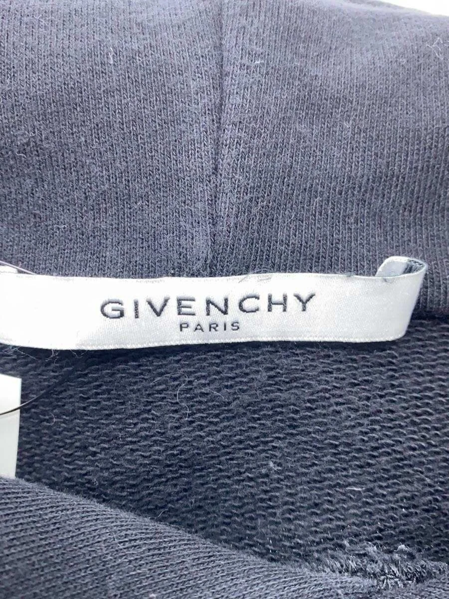 GIVENCHY felpa con cappuccio XS cotone nero tinta unita bw70573z0y usata