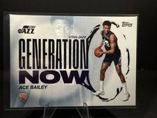 Topps 2025-26 Generation Now Ace Bailey Utah Jazz Rookie Insert #GN-5 Basketball