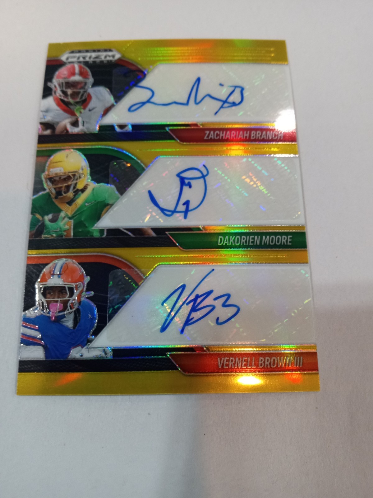2025 Prizm Black Trip Auto Gold /10 Zachariah Branch Dakorien Moore Vernell III view 5
